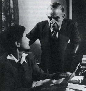 G. A. Borgese con la moglie Elisabeth Mann